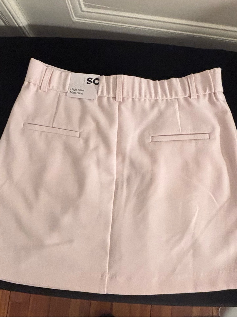*NWT* SO Light Pink Pleated Mini Skirt - Picture 5 of 5